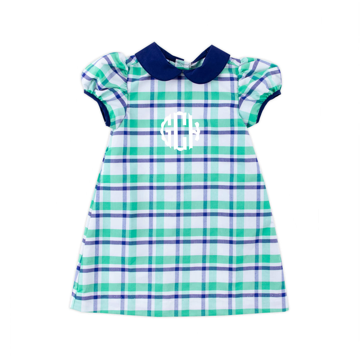 Denver Green Plaid Sally Dress