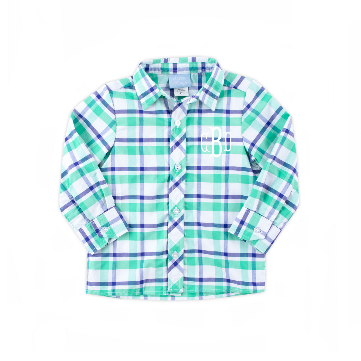 Denver Green Plaid Button Down Shirt