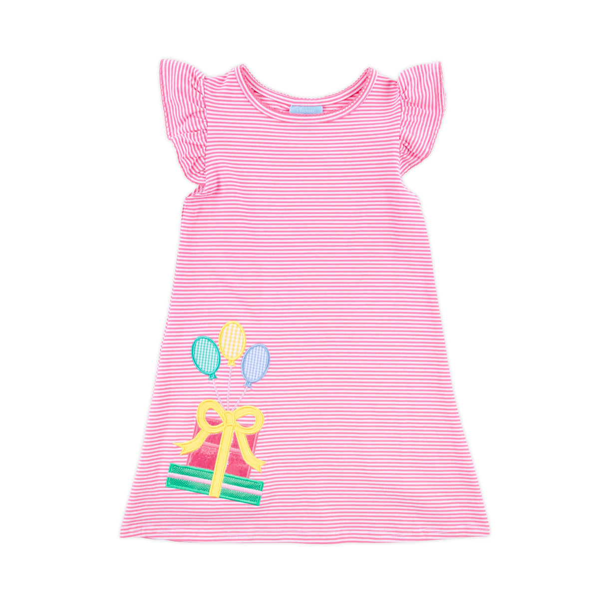 Birthday Present Pink Stripe Milly Dress