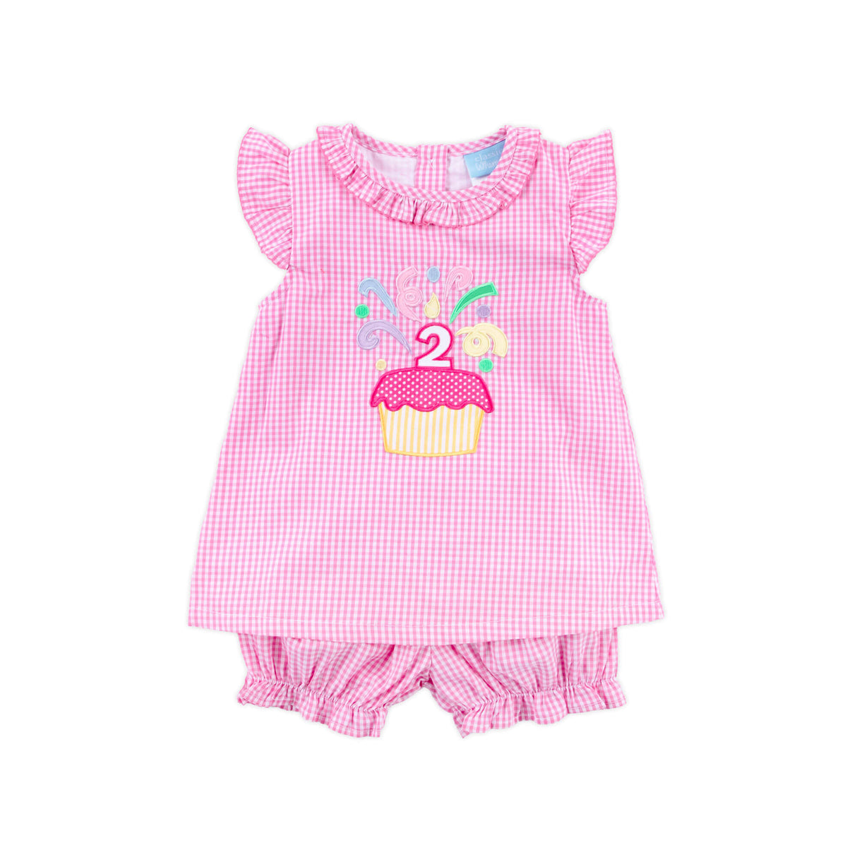 Second Birthday Cupcake Bloomer Set