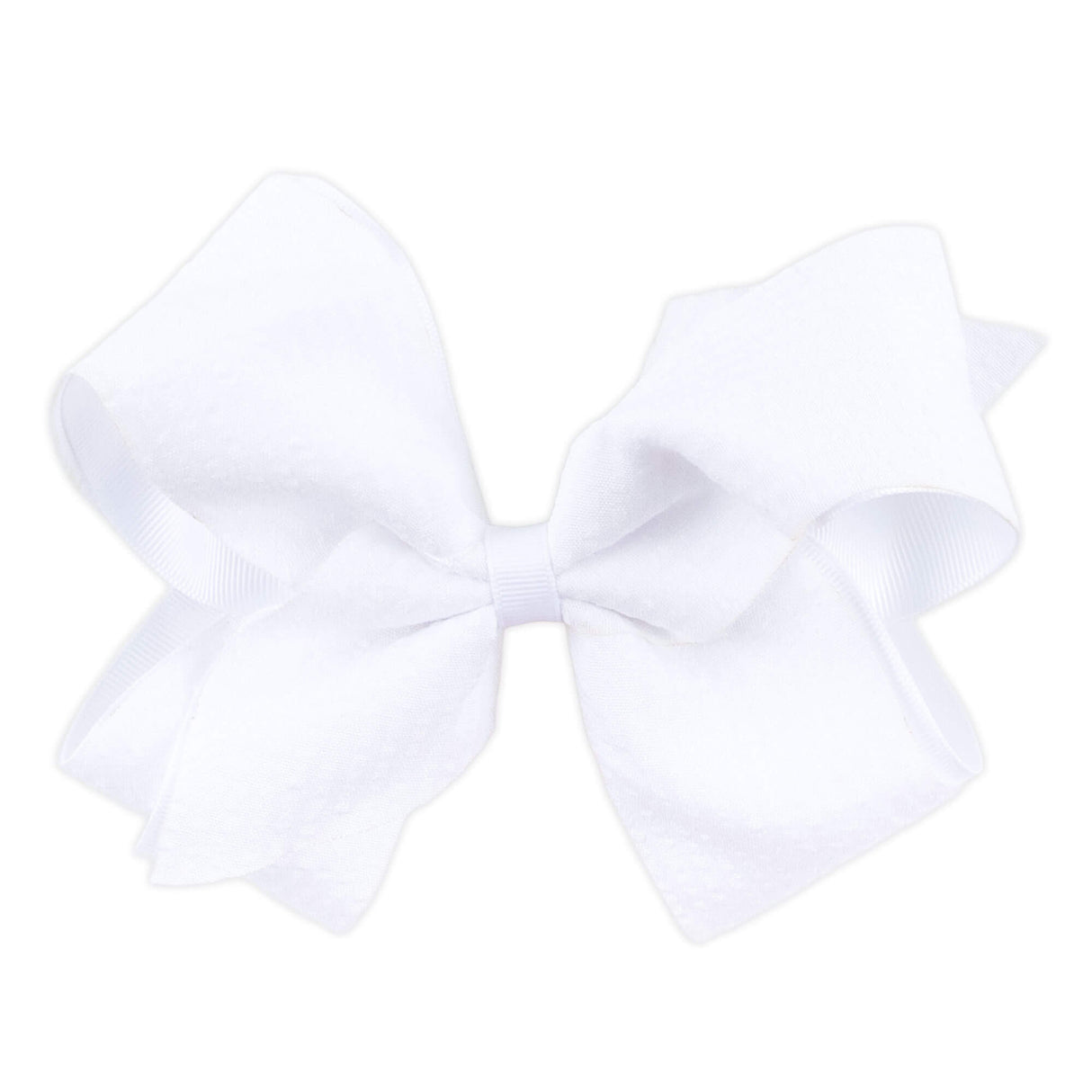 Stripe Seersucker Hair Bow