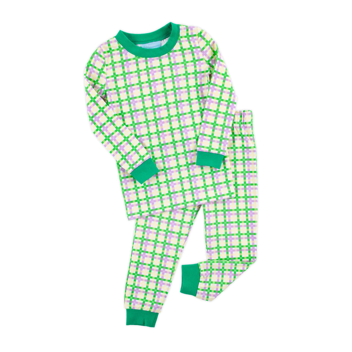 Mardi Gras Plaid Pajamas