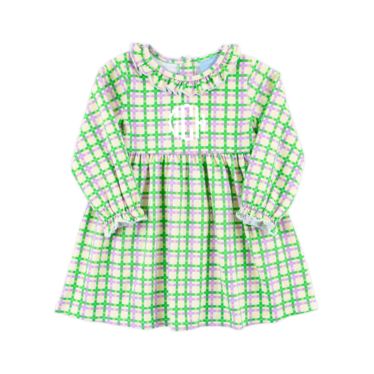 Mardi Gras Plaid Eden Dress