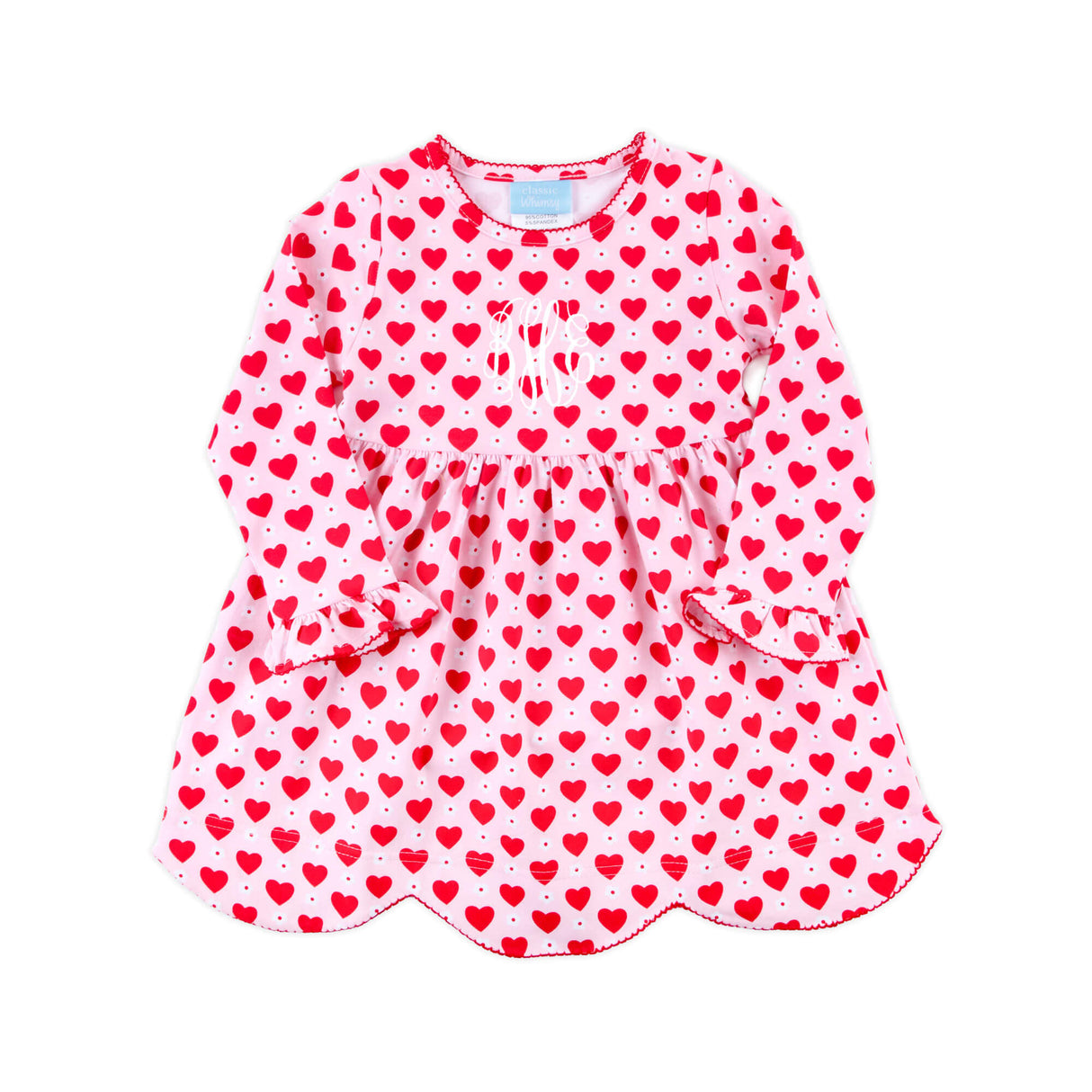 Heart & Daisy Print Ruby Dress