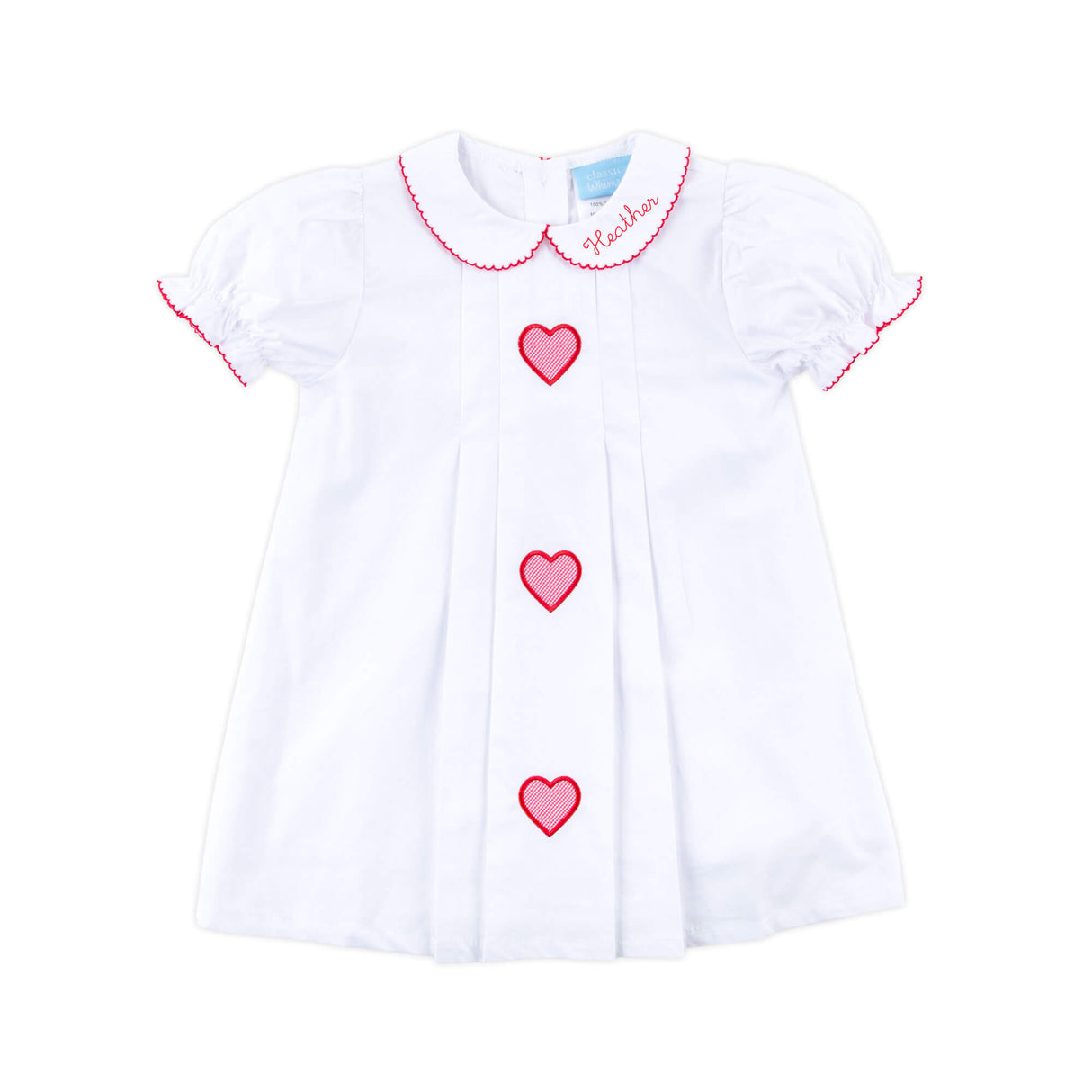 Heart Trio White Camila Dress