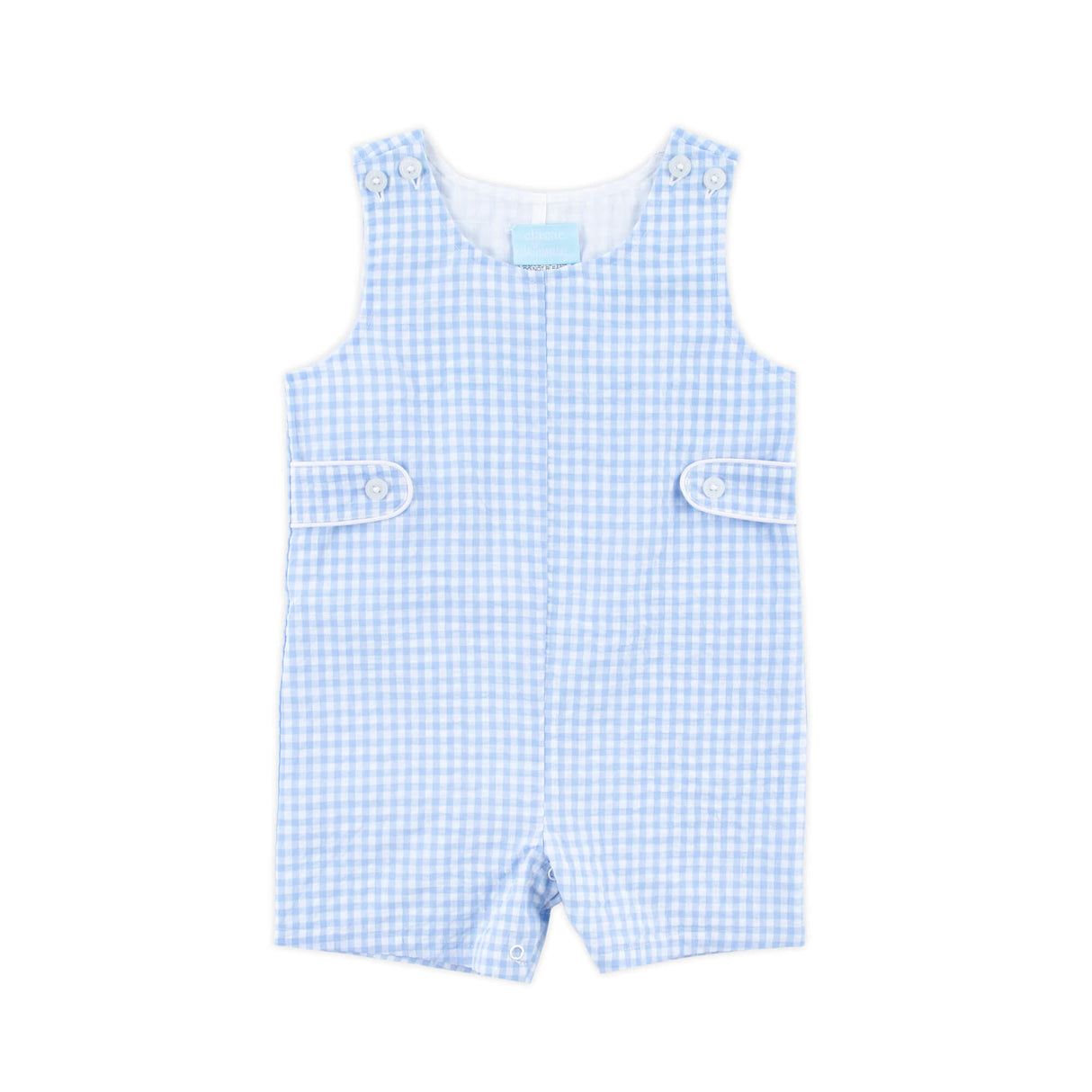 French Blue Gingham Jon Jon