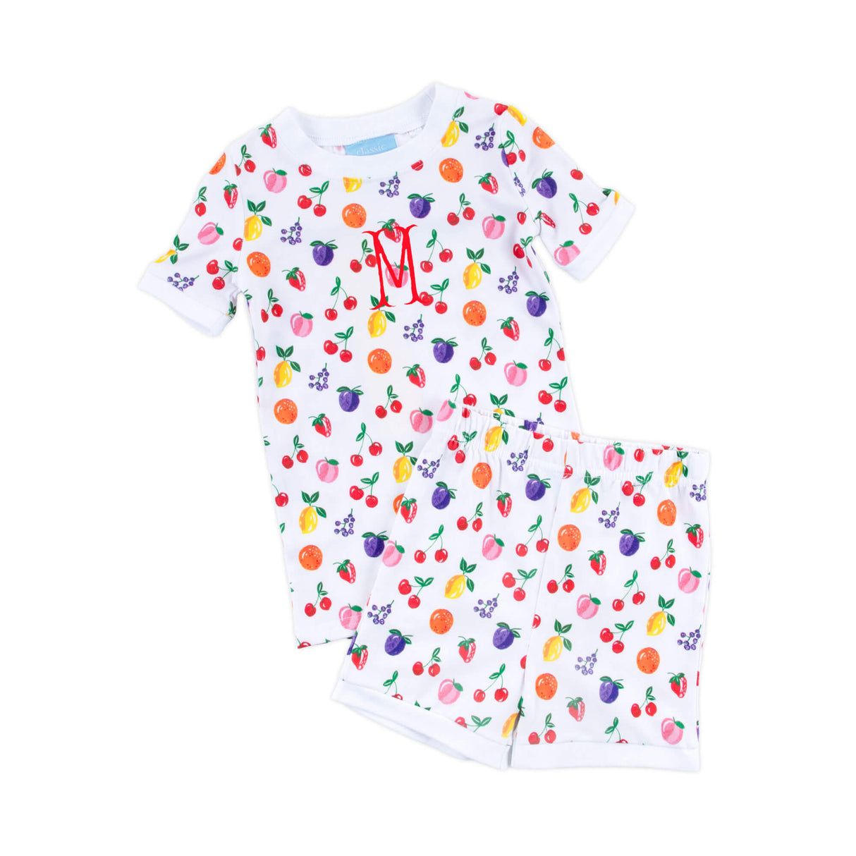 Fruity Print Short Pajamas