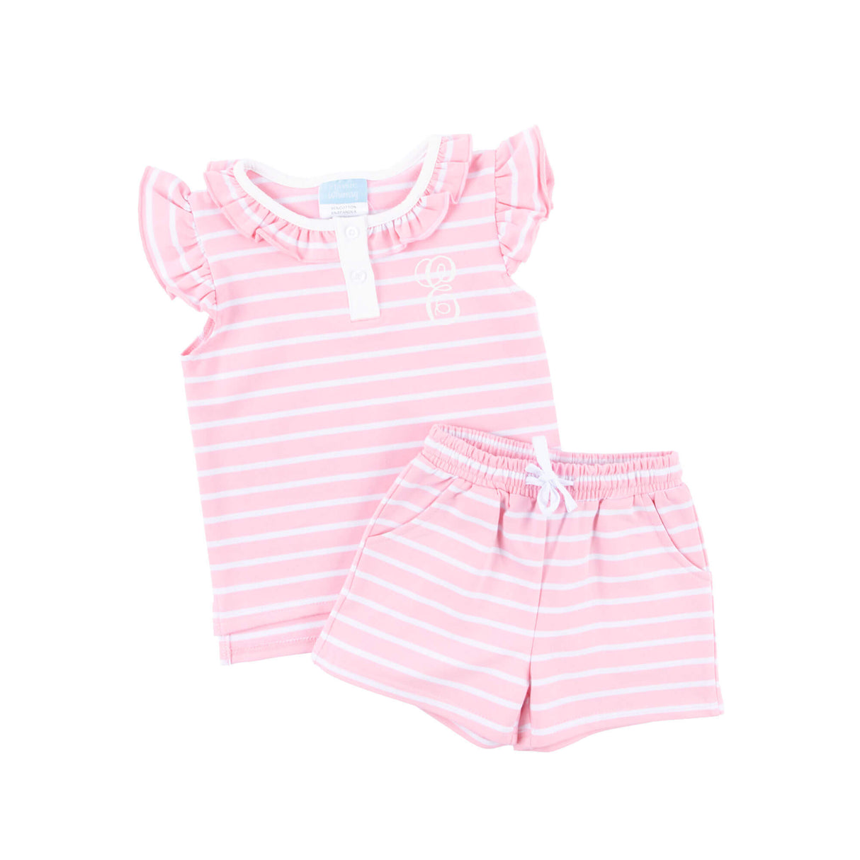 Pink Stripe Nina Short Set