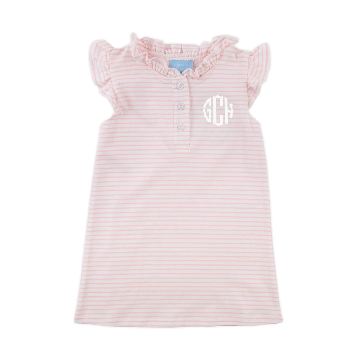 Light Pink Stripe Nicole Dress