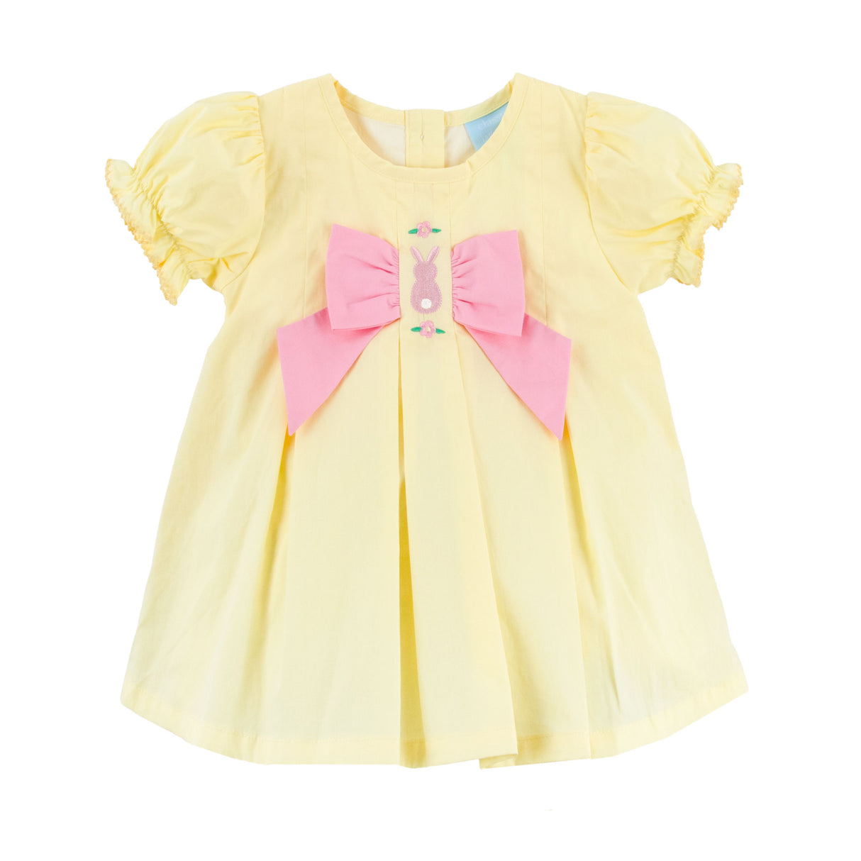 Bunny & Flowers Yellow Isabella Dress