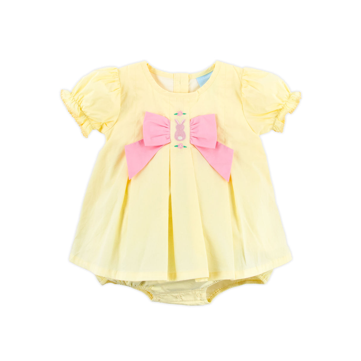 Bunny & Flowers Yellow Isabella Skirt Bubble