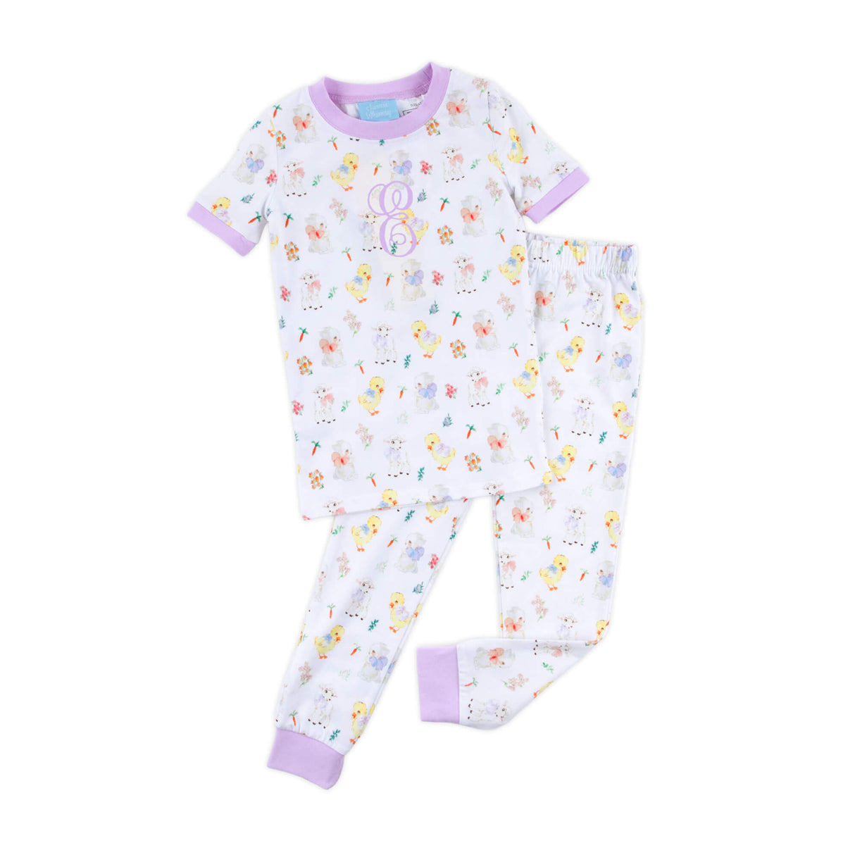 Bunny & Friends Purple Pajamas
