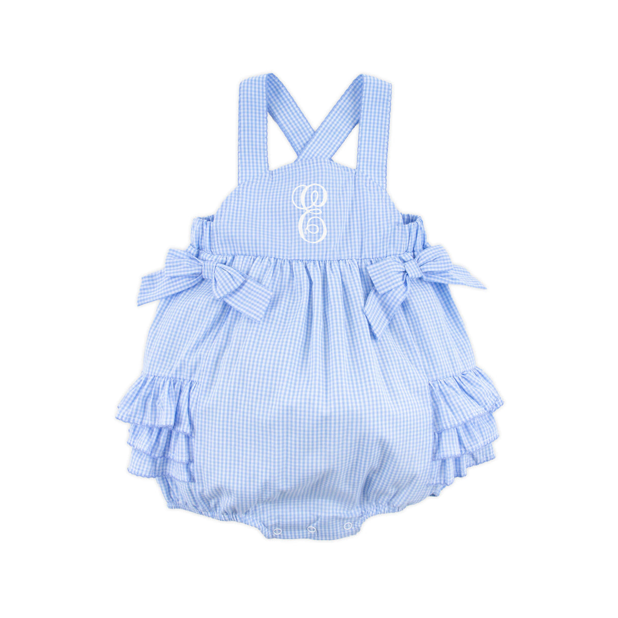 Blue Gingham Skyler Bubble