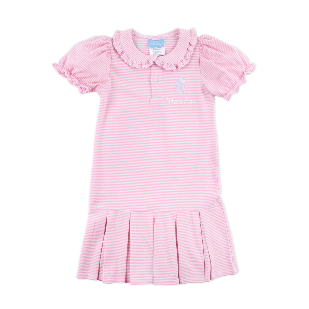 Bunny Pink Stripe Ruth Dress