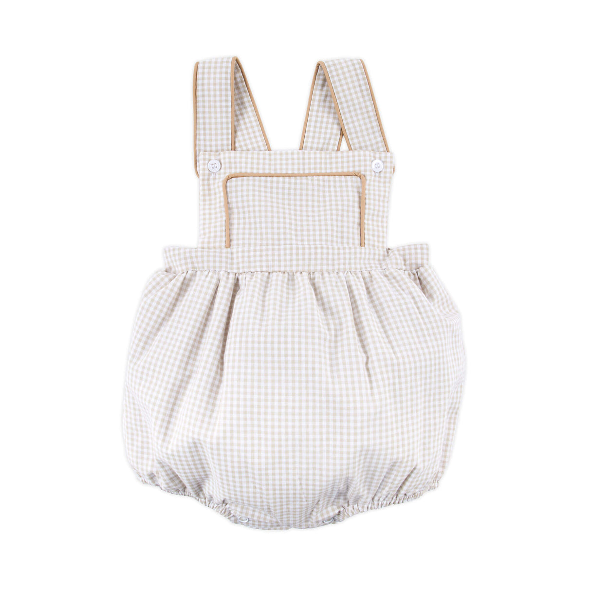 Khaki Gingham Sun Bubble