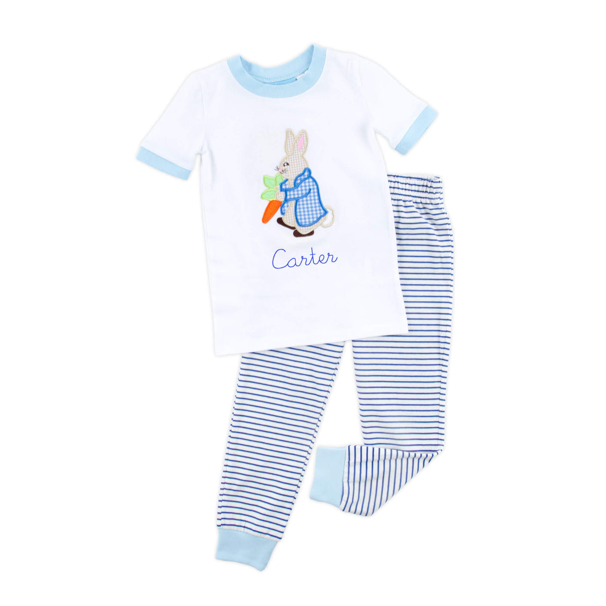 Storybook Friends Blue Stripe Pajamas