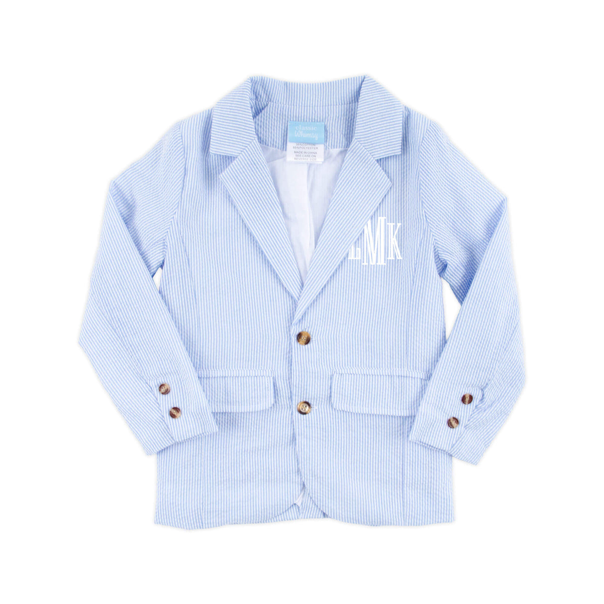 Light Blue Stripe Suit Jacket