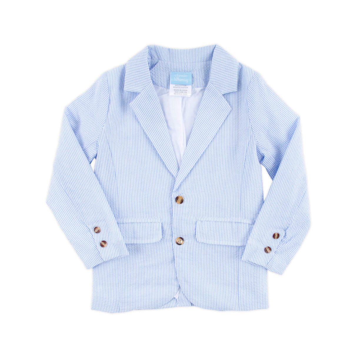 Light Blue Stripe Suit Jacket