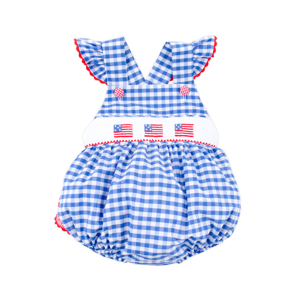 Fly The Flag Royal Blue Gingham Leah Bubble