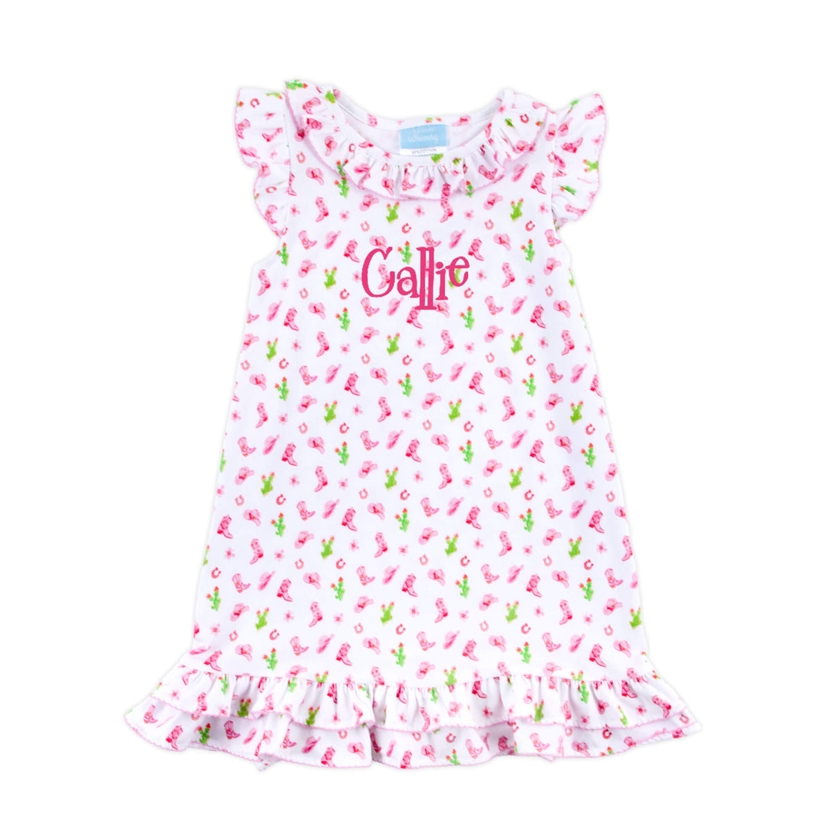 Western Cowboy Pink Adalyn Dress