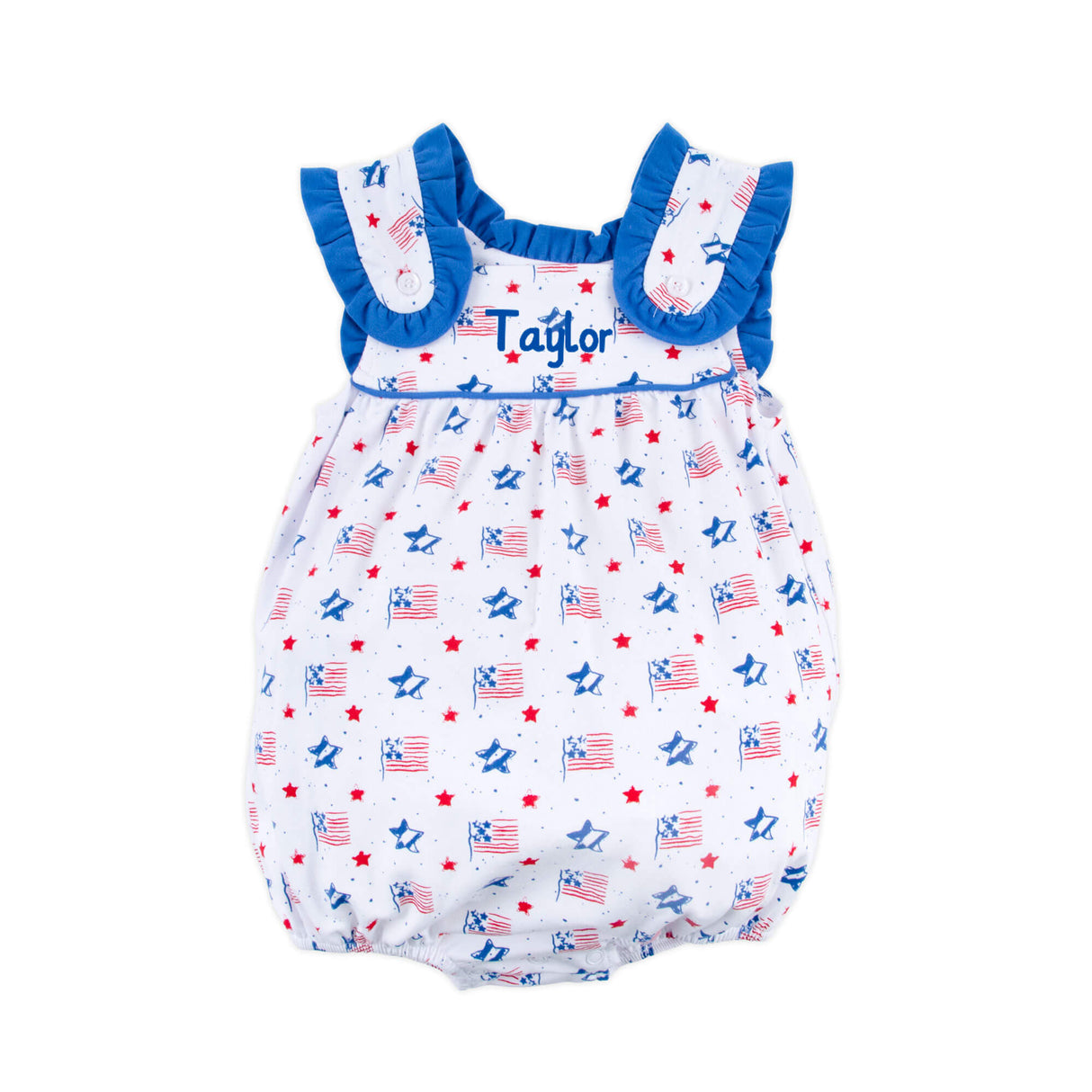 Flag Print Lulu Bubble