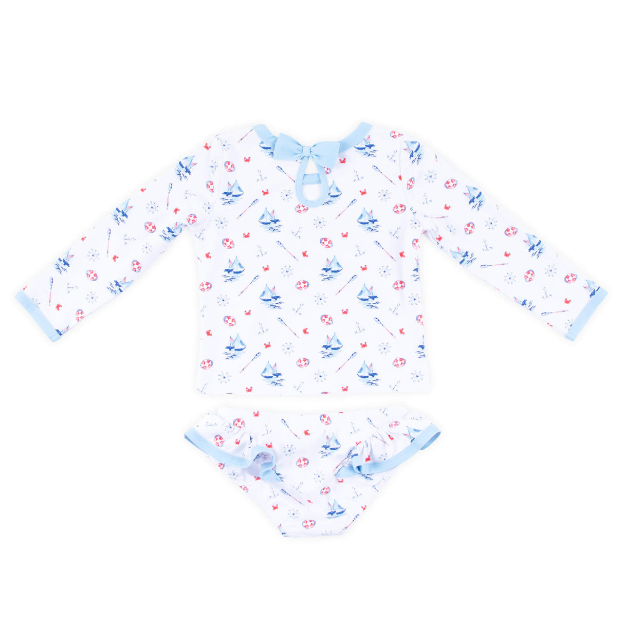 Nautical Rash Guard Set