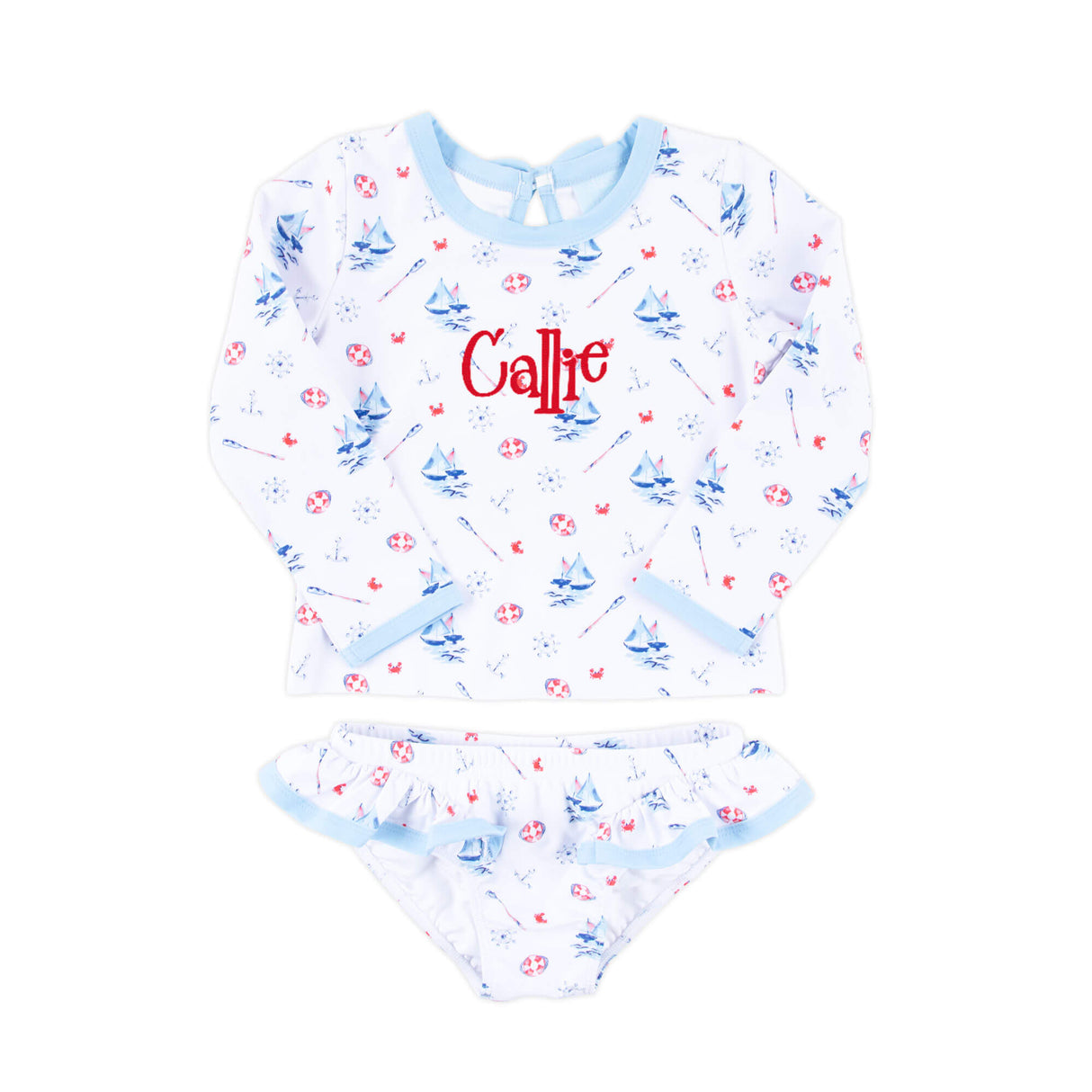 Nautical Rash Guard Set