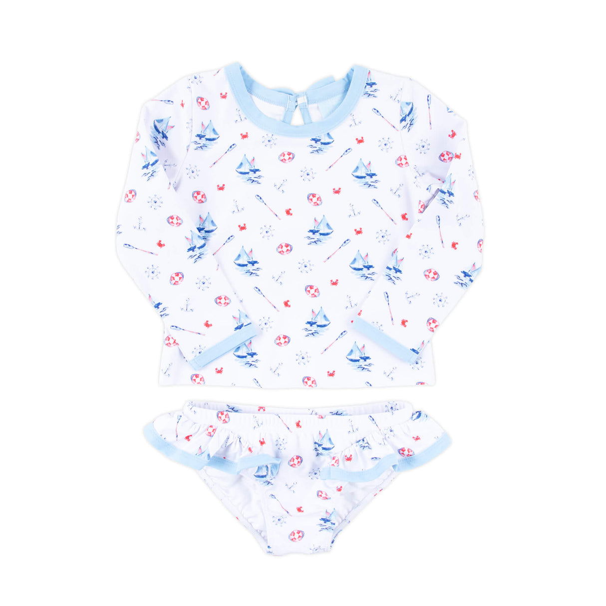 Nautical Rash Guard Set