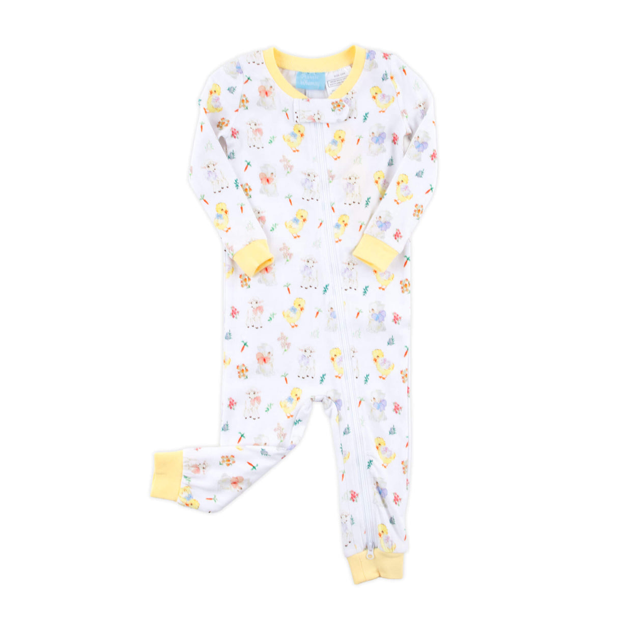 Bunny & Friends Yellow Zip Sleeper