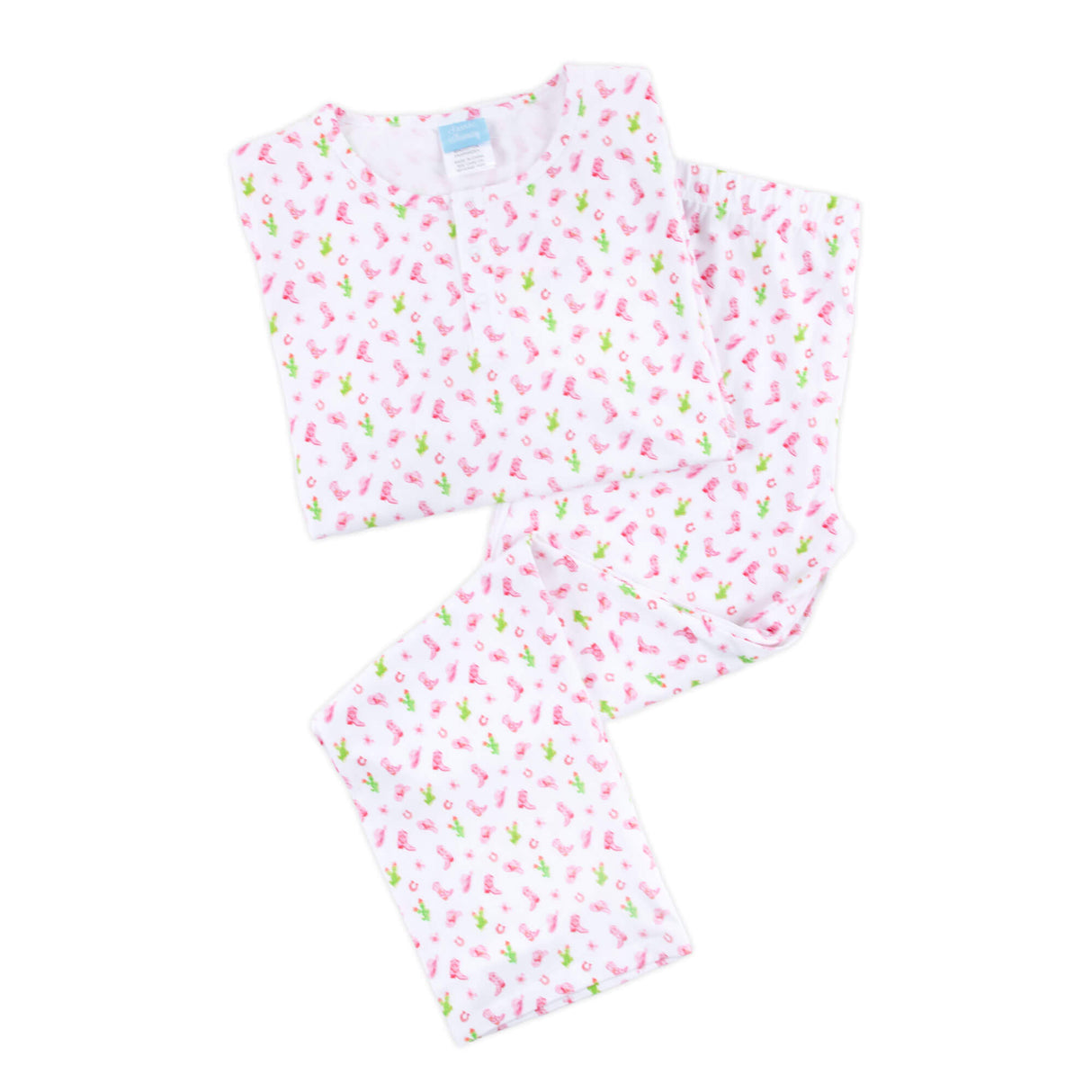 Western Cowboy Pink Women's Pajamas