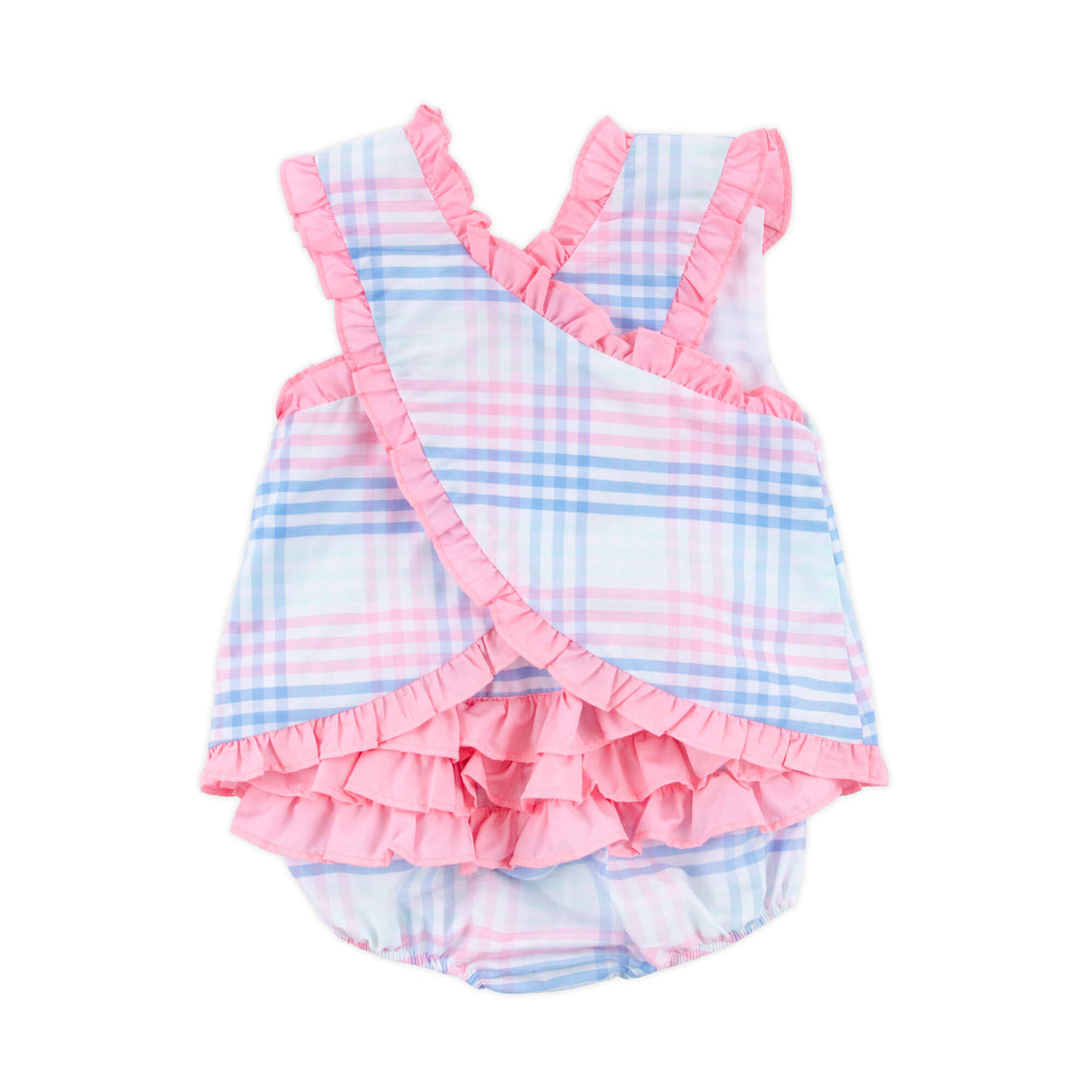 Pastel Plaid Popover Set