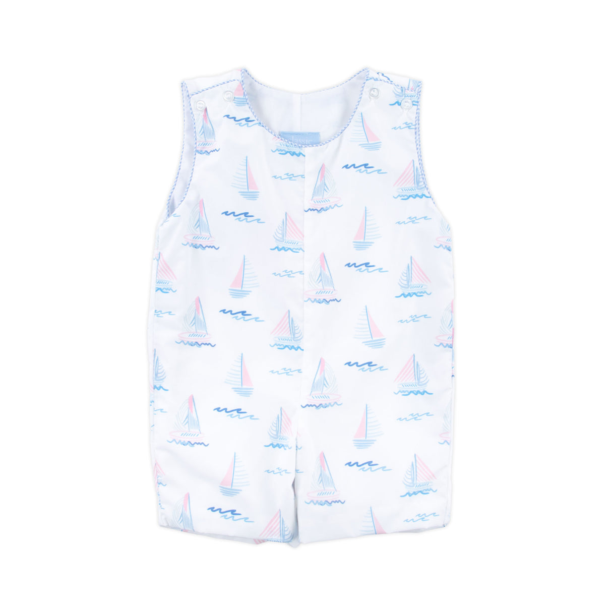 Pastel Sailboat Blue Jon Jon