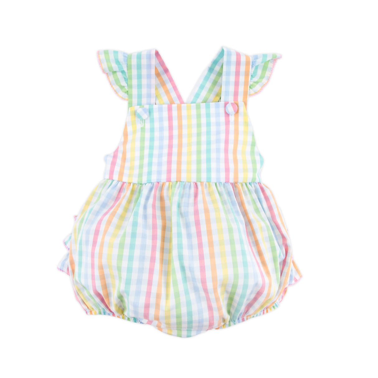 Colorful Multi Plaid Leah Bubble
