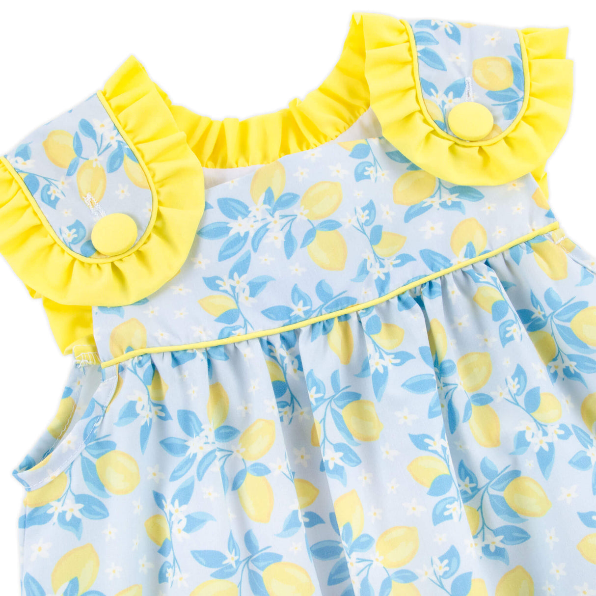 Summer Lemon Floral Lulu Dress