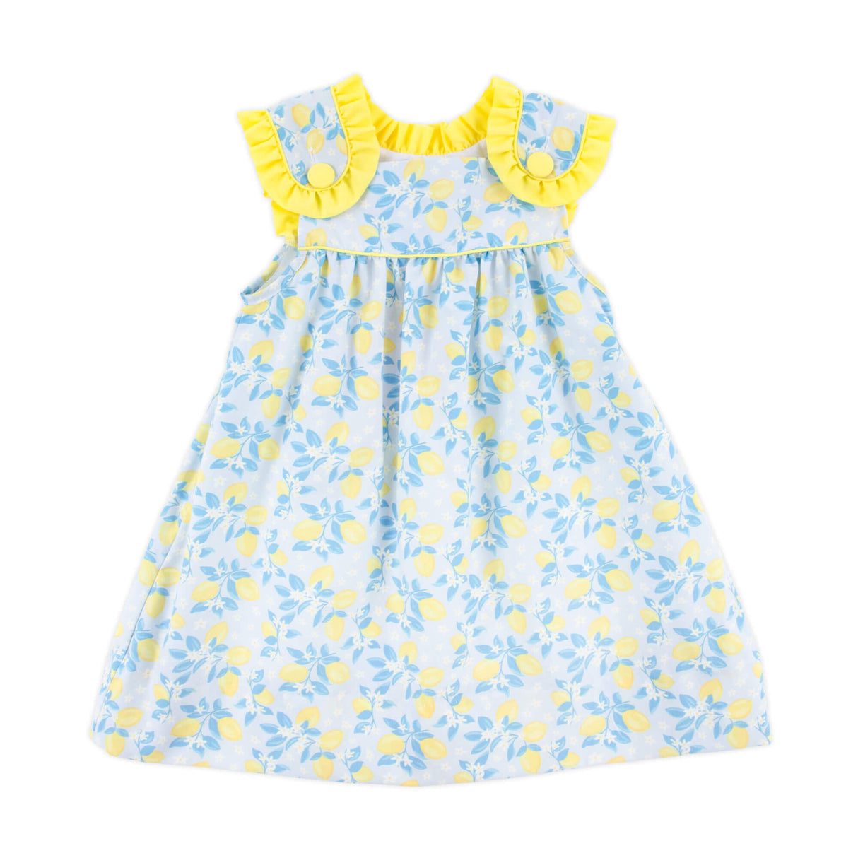 Summer Lemon Floral Lulu Dress