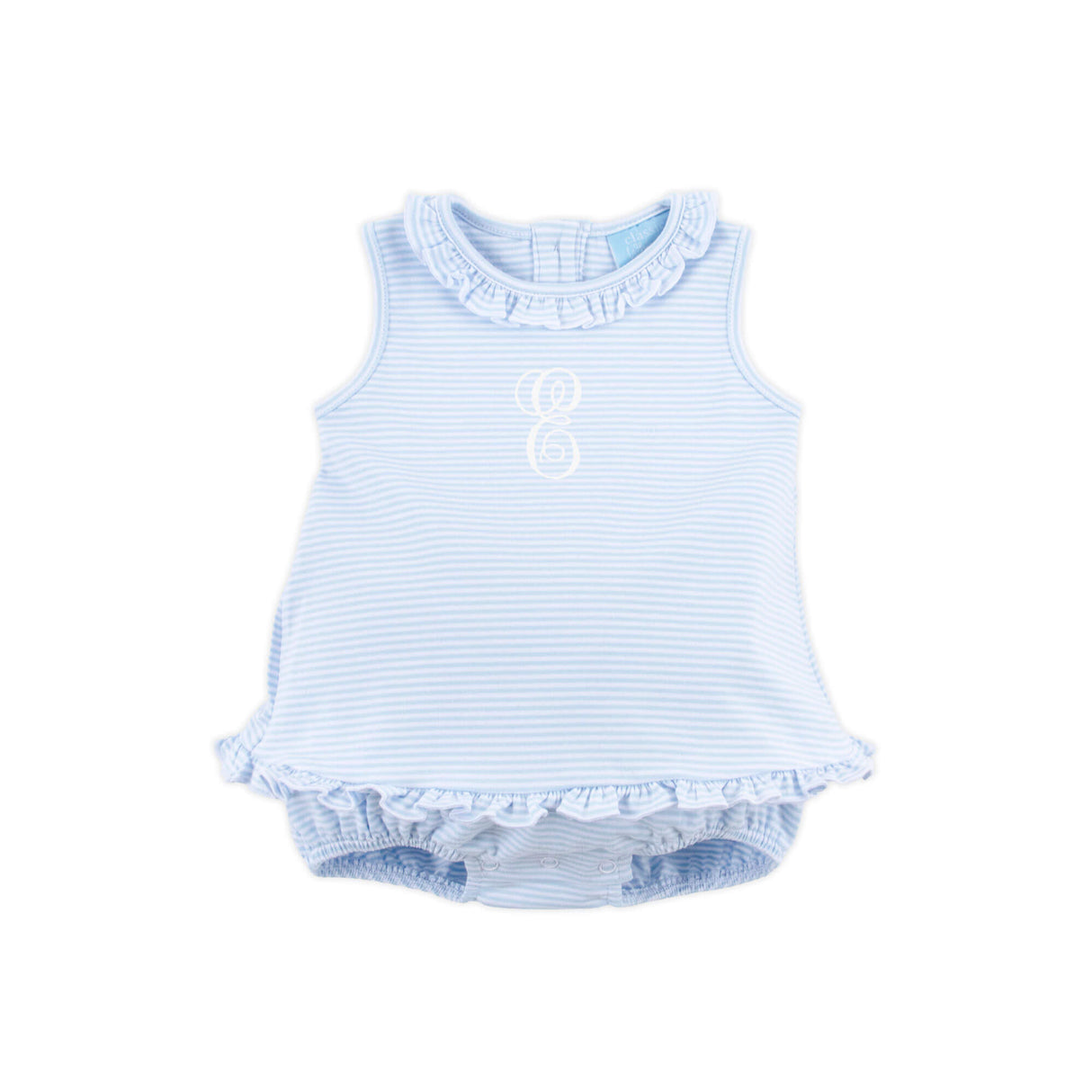 Blue Stripe Skirt Bubble