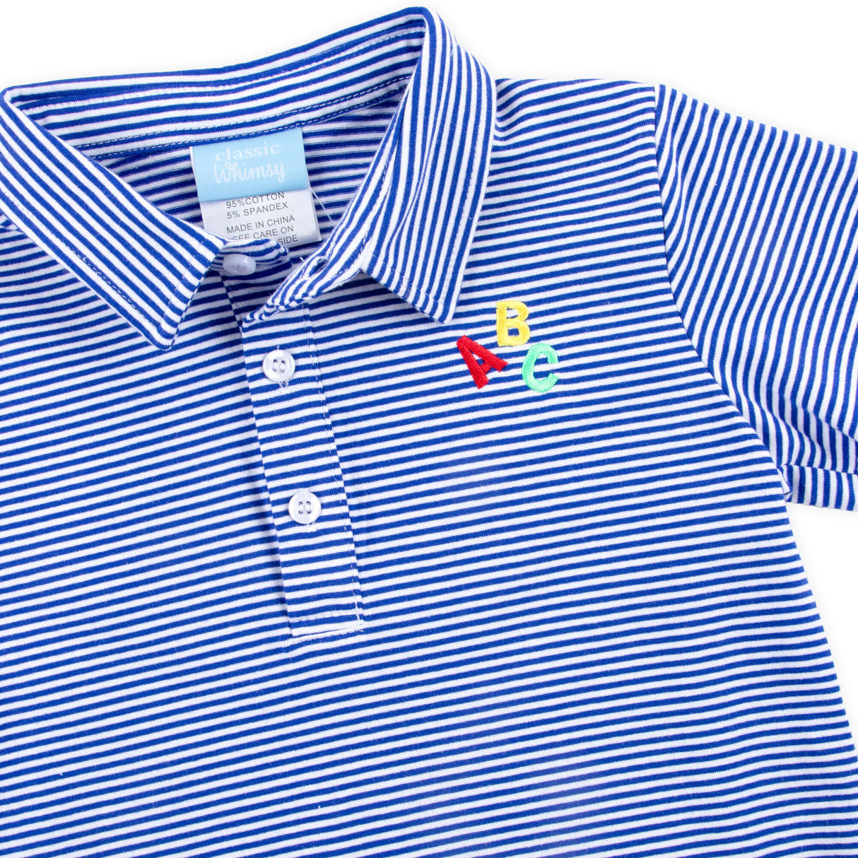 ABC Royal Blue Stripe Polo