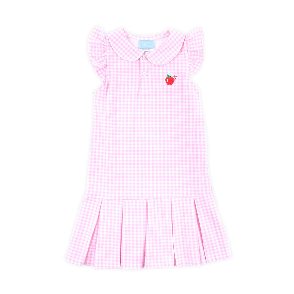 Apple Blossom Pink Gingham Ruth Dress