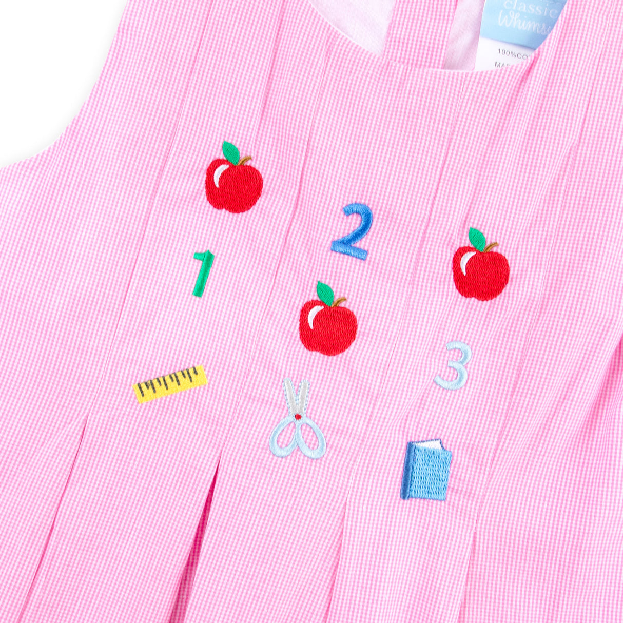 Ready To Learn Pink Mini Gingham Chloe Short Set