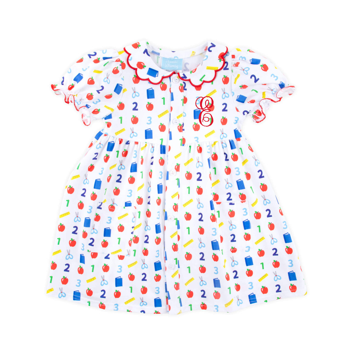 Easy as 123 White Lola Dress
