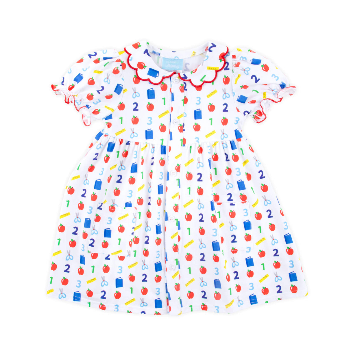 Easy as 123 White Lola Dress