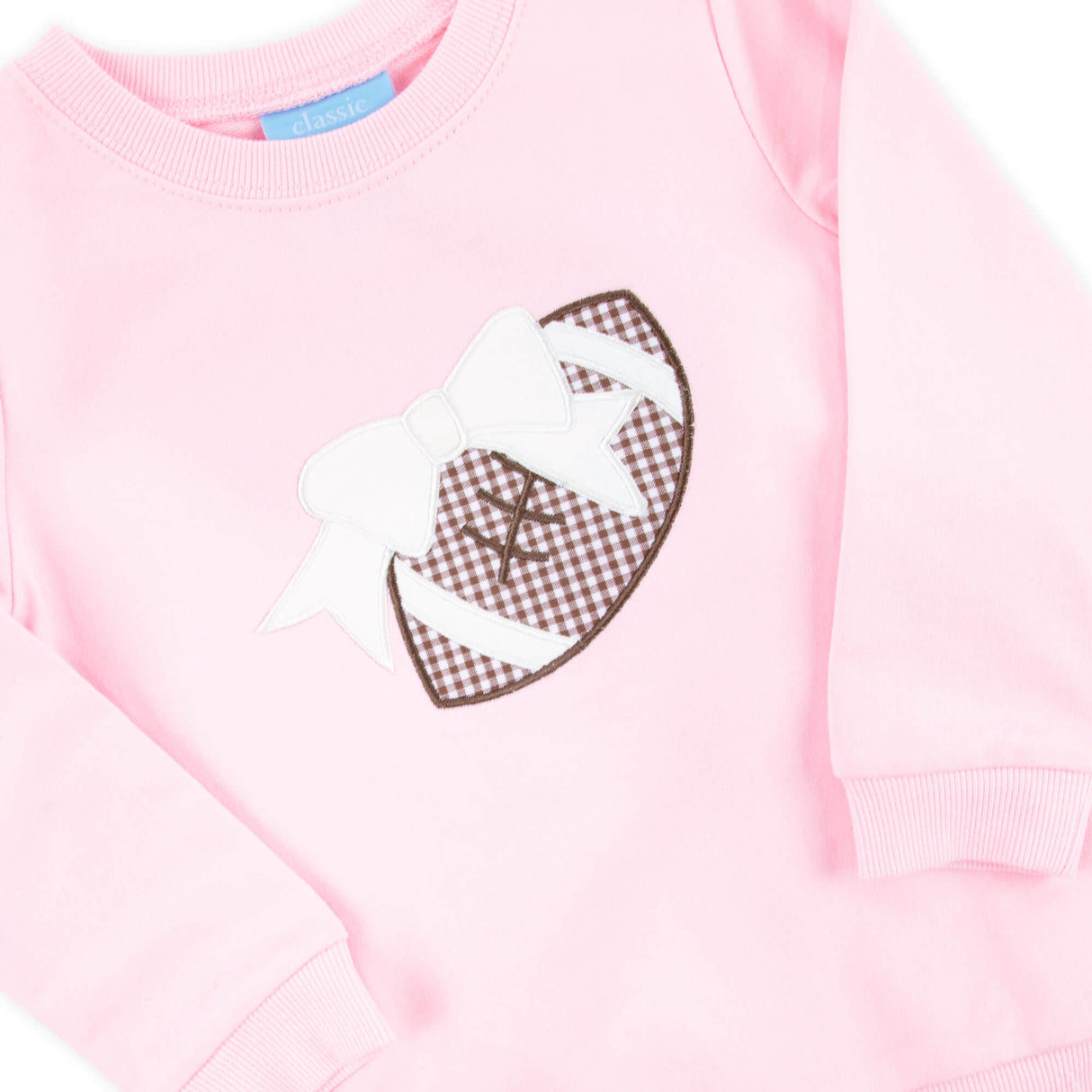Football Bow Pink Jogger Set
