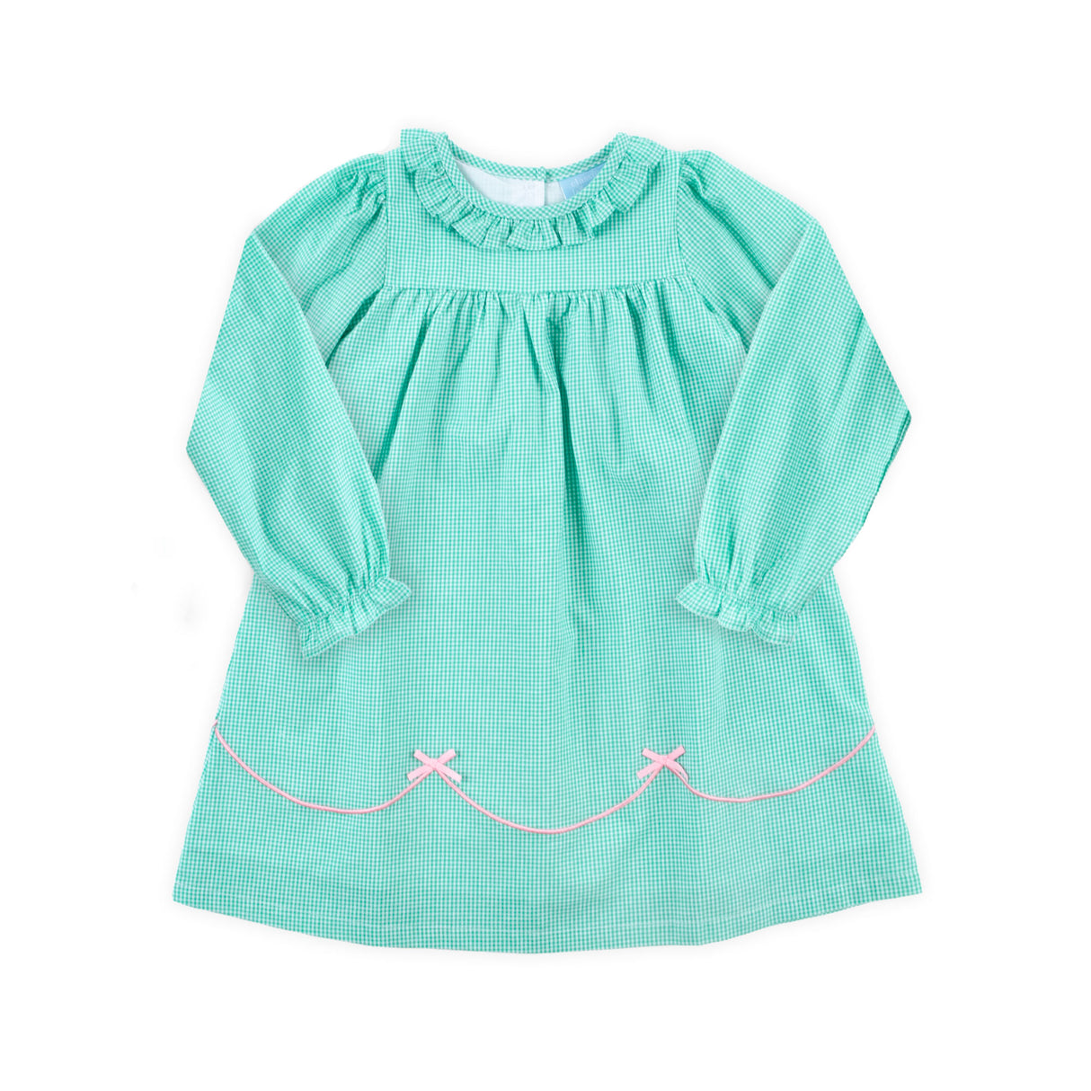 Mint Green Gingham Blair Dress