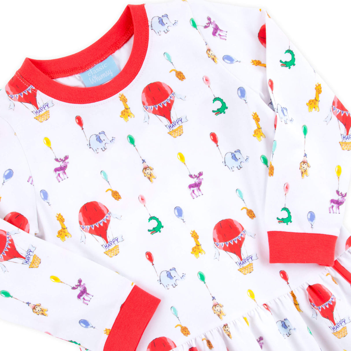 Birthday Balloon Long Sleeve Izzy Dress