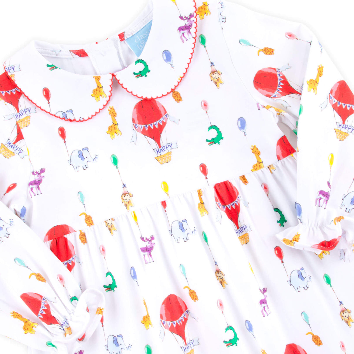 Birthday Balloon Ruffle Romper