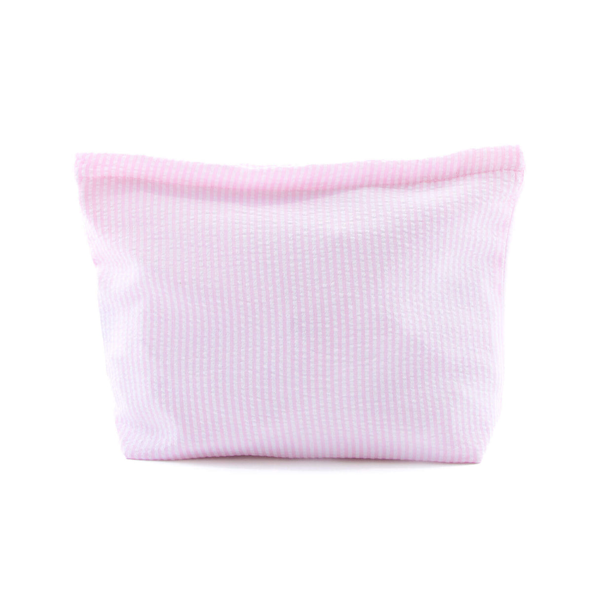 Stripe Seersucker Cosmetic Bag