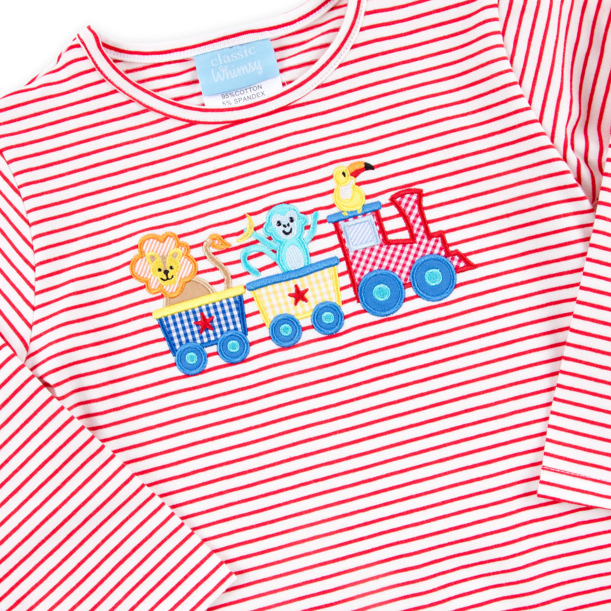 Train Red Stripe Long Sleeve Shirt