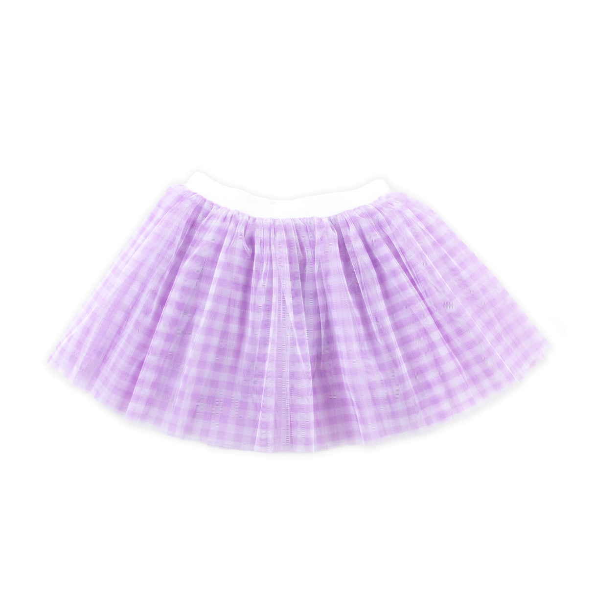Lavender Gingham Tutu Skirt