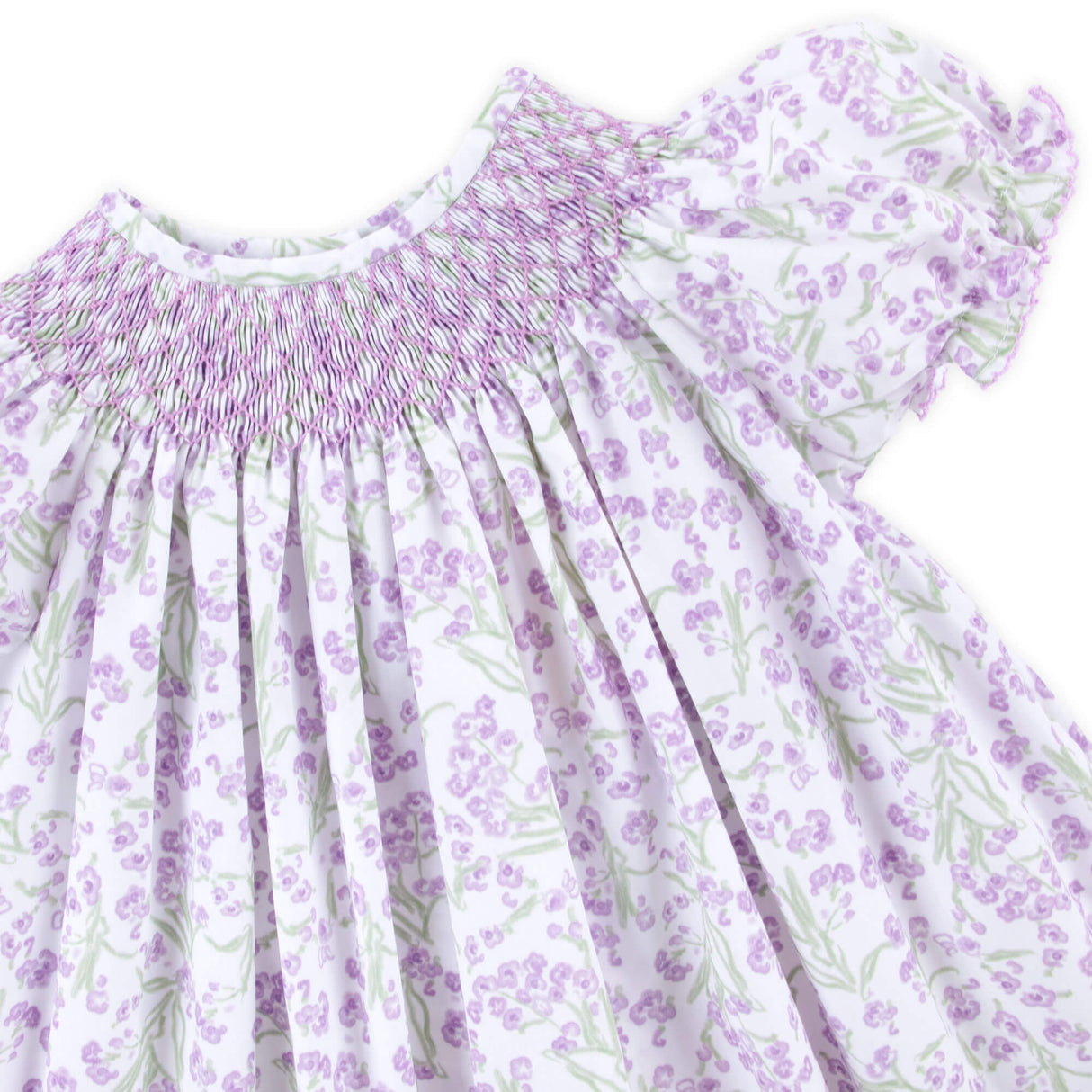 Petal Perfection Smocked Bishop Bubble