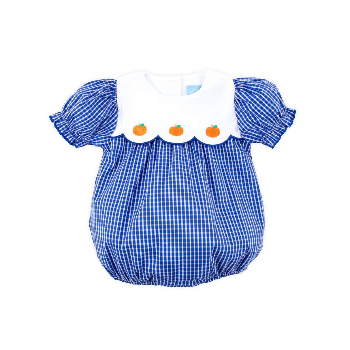 Adorable Pumpkin Royal Blue Amelia Bubble